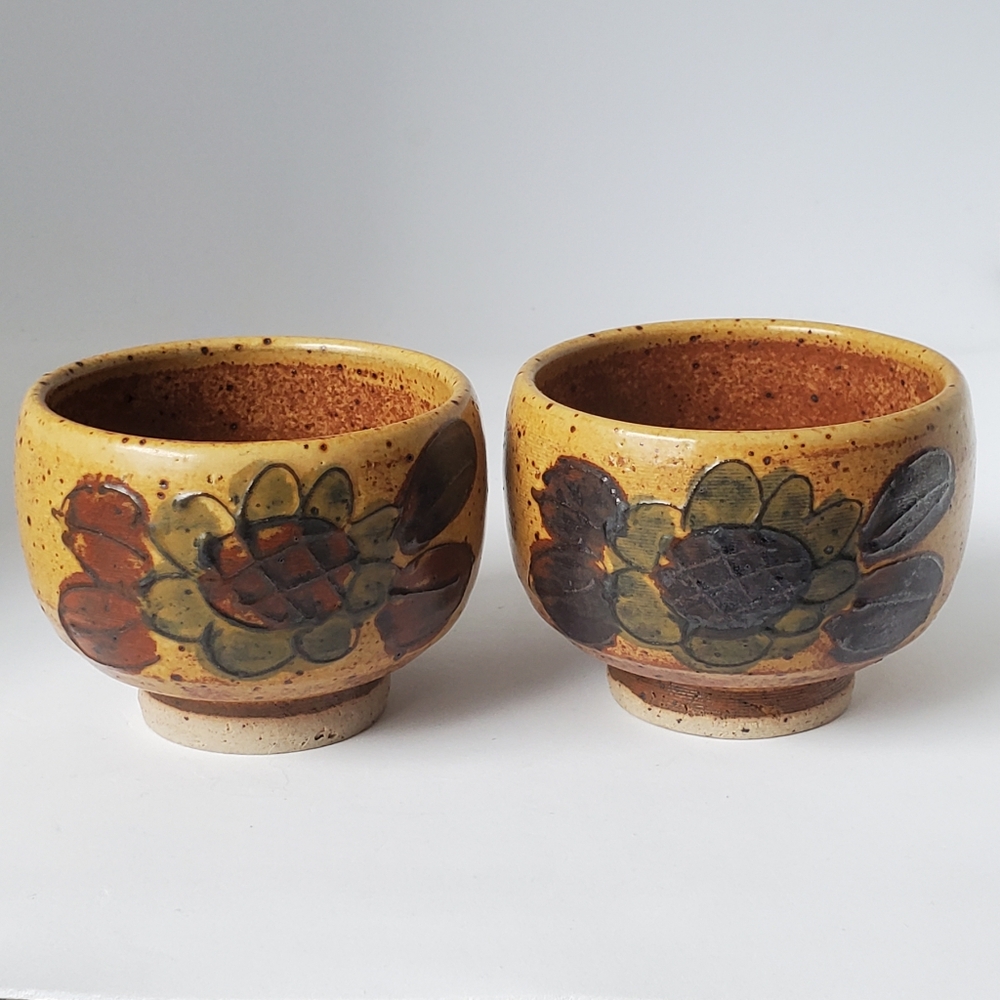 Vintage Japan Otagiri Stoneware Small Bowls Set of 2